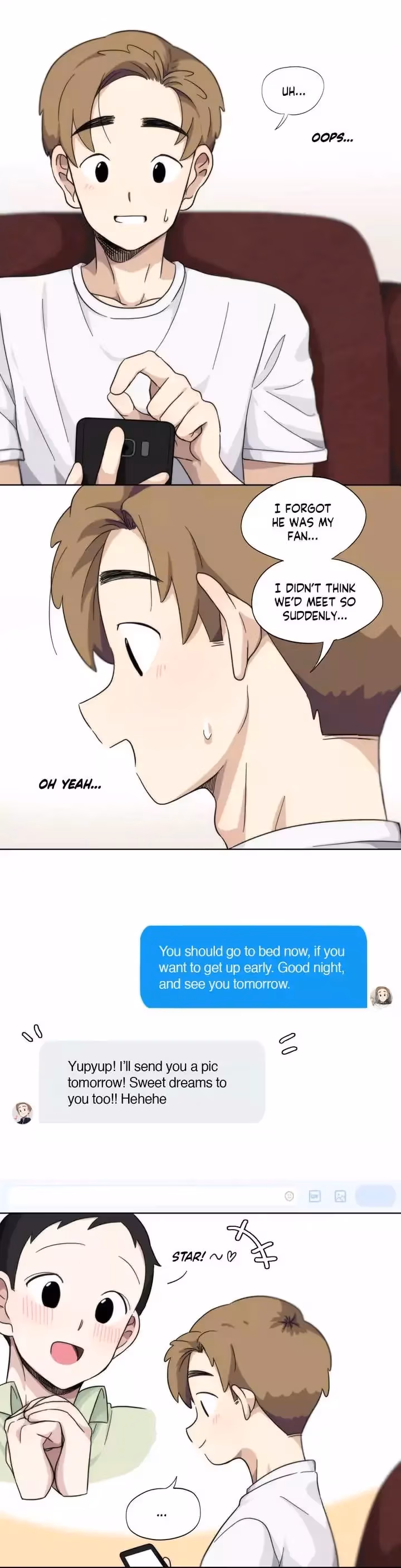Read Star x Fanboy chapter 4 image 1 on Lezhin