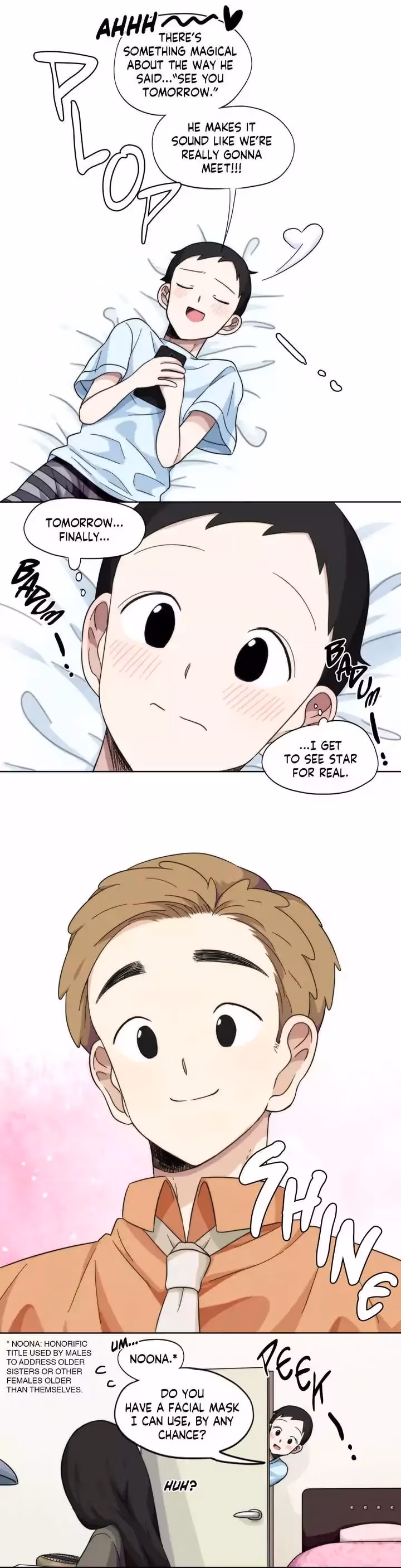 Read Star x Fanboy chapter 4 image 3 on Lezhin