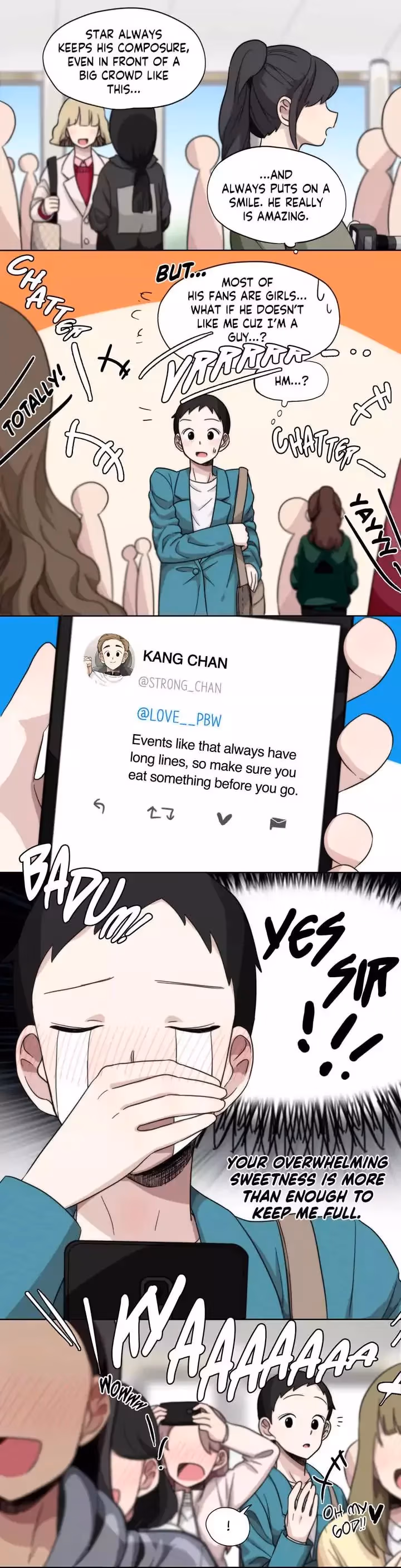 Read Star x Fanboy chapter 4 image 5 on Lezhin