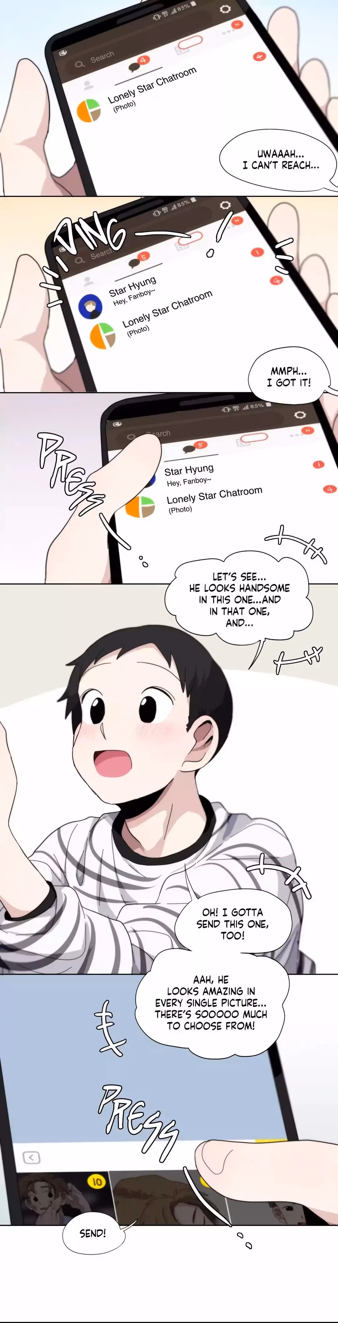 Read Star x Fanboy chapter 58 image 2 on Lezhin