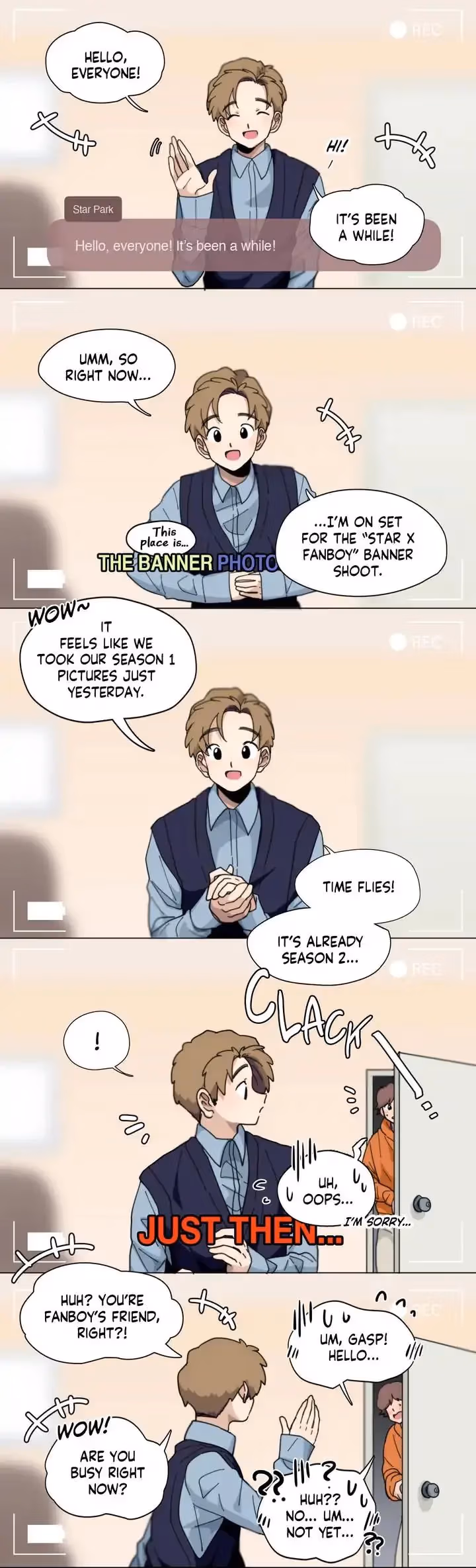 Read Star x Fanboy chapter 85 image 2 on Lezhin