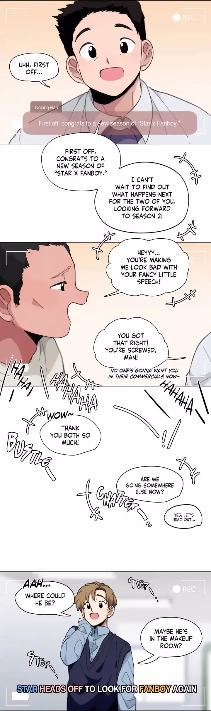 Read Star x Fanboy chapter 85 image 7 on Lezhin