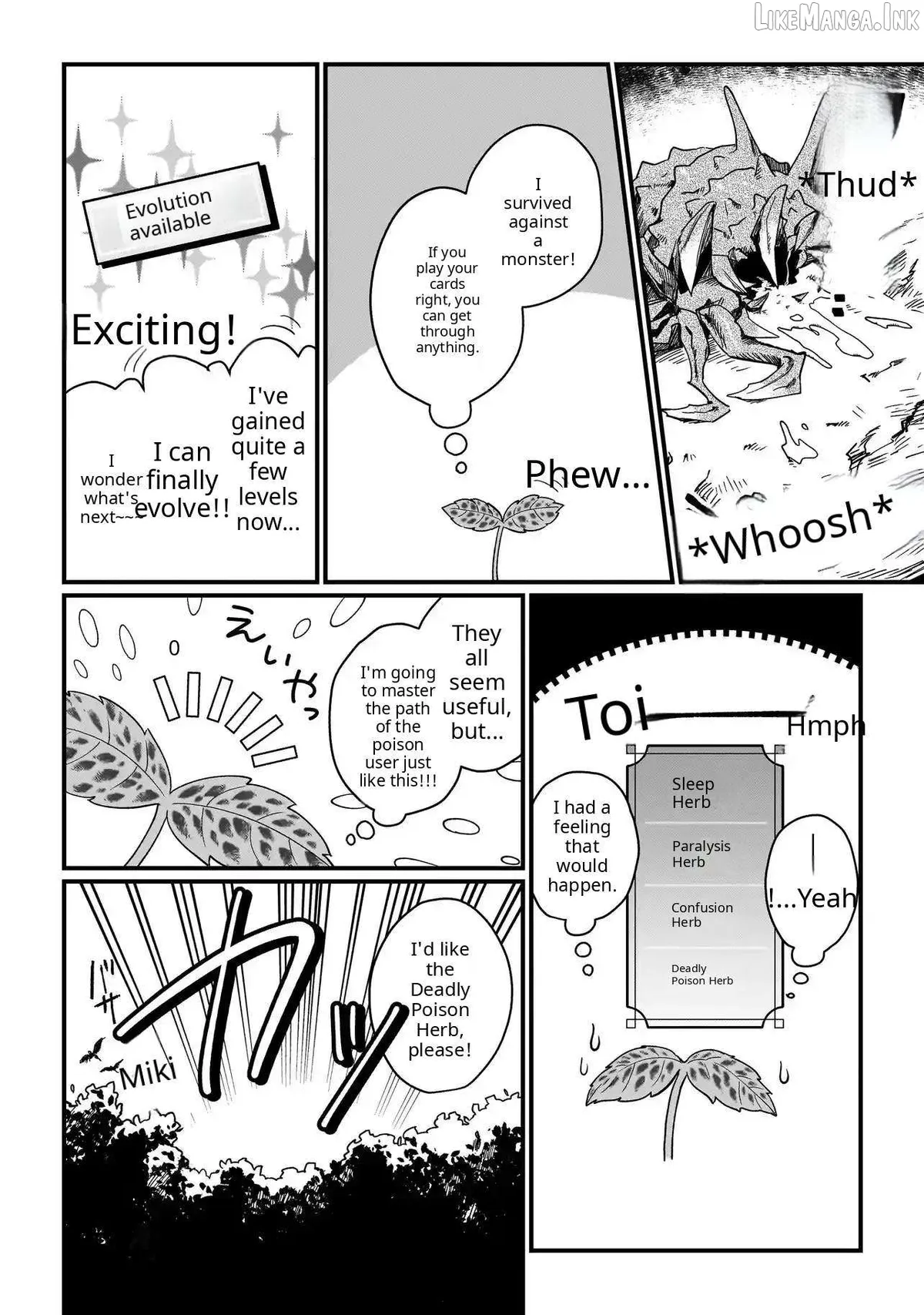 Starting Life from Moss in Another World Chapter 2 page 14 - 