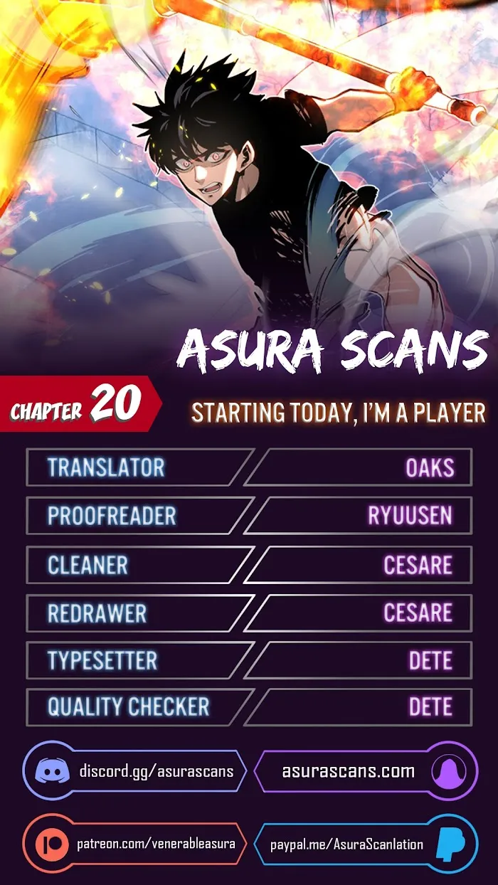 STARTING TODAY, I’M A PLAYER Chapter 20 page 1 - 