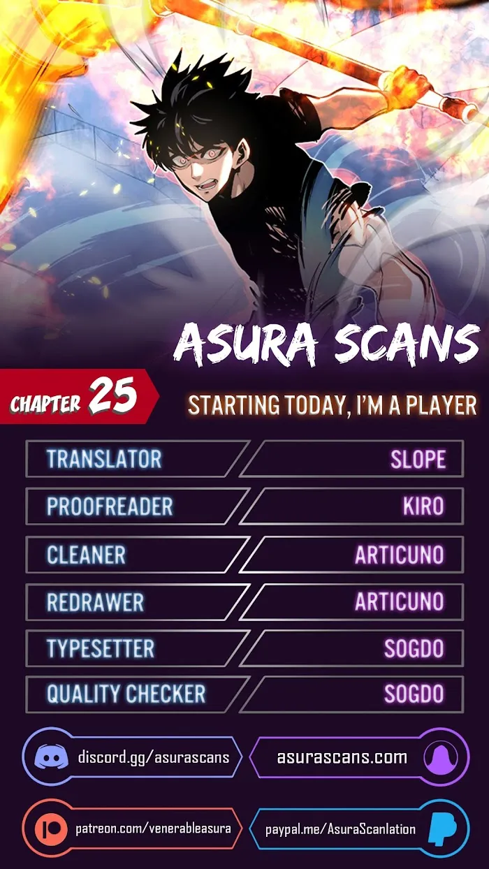 STARTING TODAY, I’M A PLAYER Chapter 25 page 1 - 