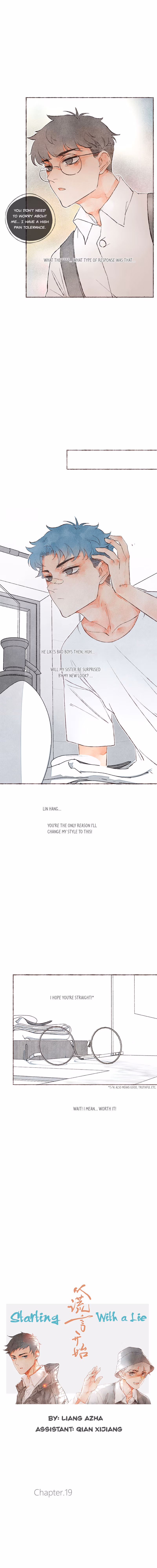 Read Starting With a Lie chapter 19 image 4 on Lezhin