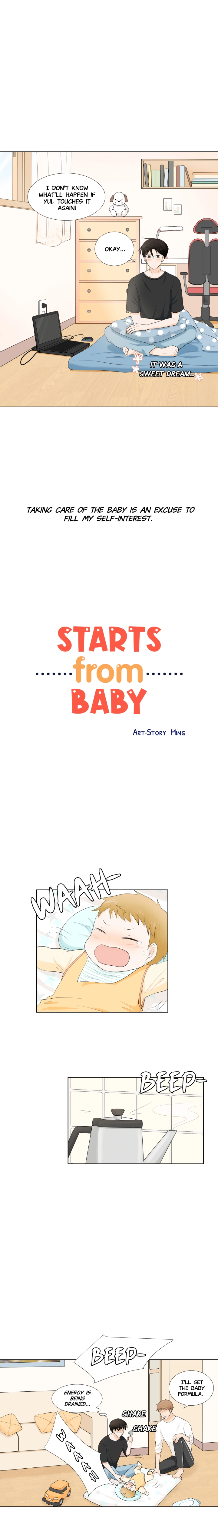 Read Starts From Baby chapter 2 image 3 on Lezhin