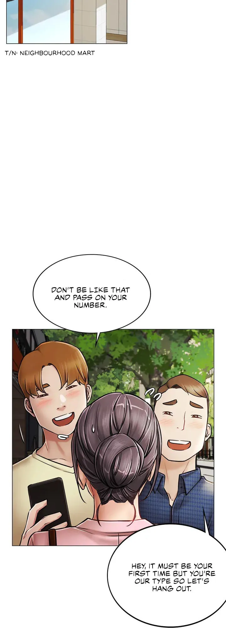 Read Staying With Ajumma chapter 1 image 1 on Lezhin