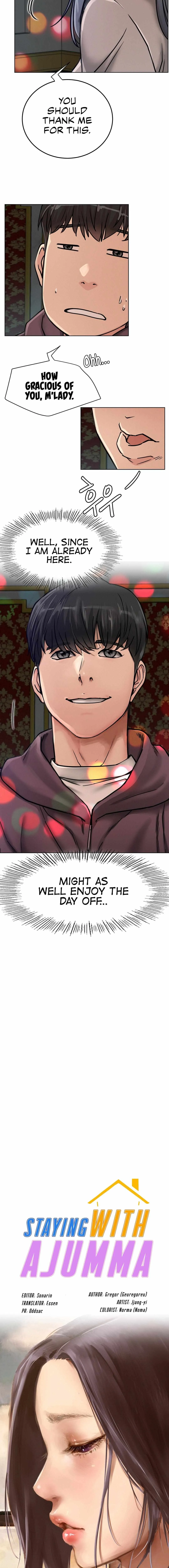 Read Staying With Ajumma chapter 73 image 8 on Lezhin