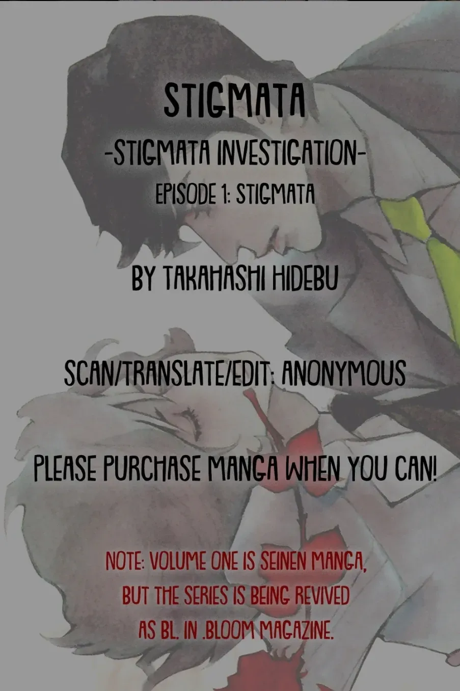 Read Stigmata: Love Bites chapter 1 image 1 on Lezhin