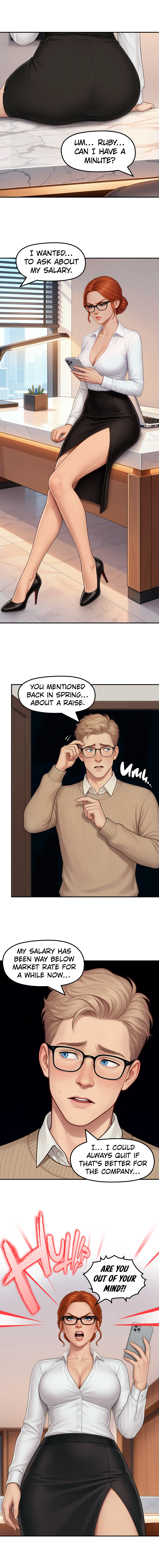 Read Stranded With The Boss chapter 1 image 1 on Lezhin