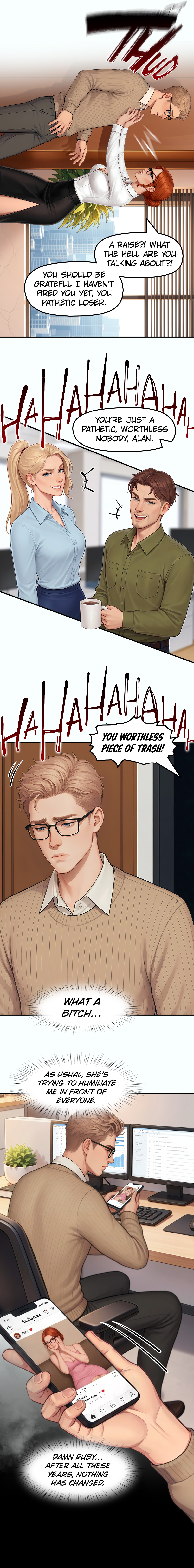 Read Stranded With The Boss chapter 1 image 2 on Lezhin