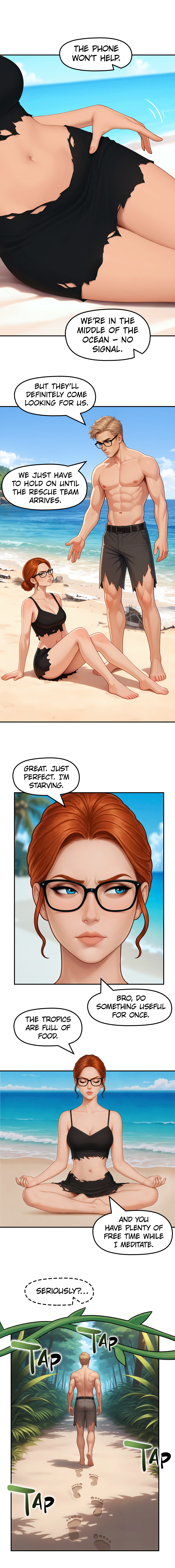 Read Stranded With The Boss chapter 2 image 2 on Lezhin