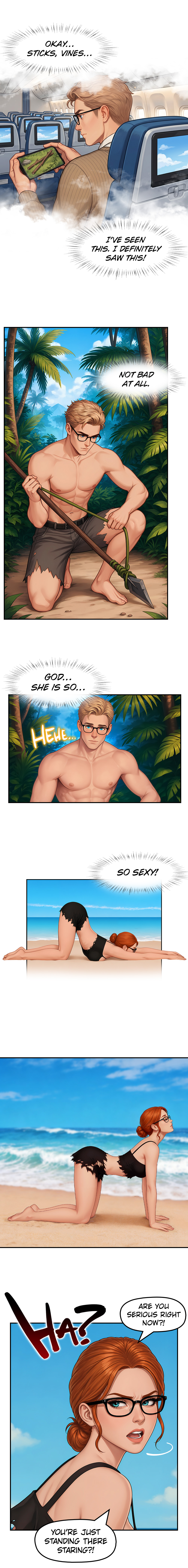 Read Stranded With The Boss chapter 2 image 3 on Lezhin