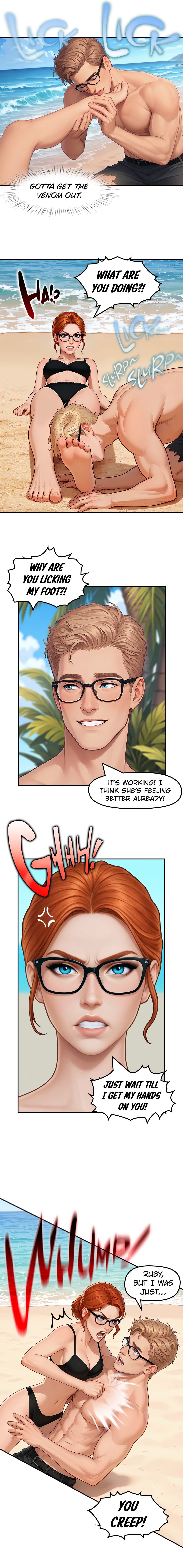 Read Stranded With The Boss chapter 2 image 6 on Lezhin