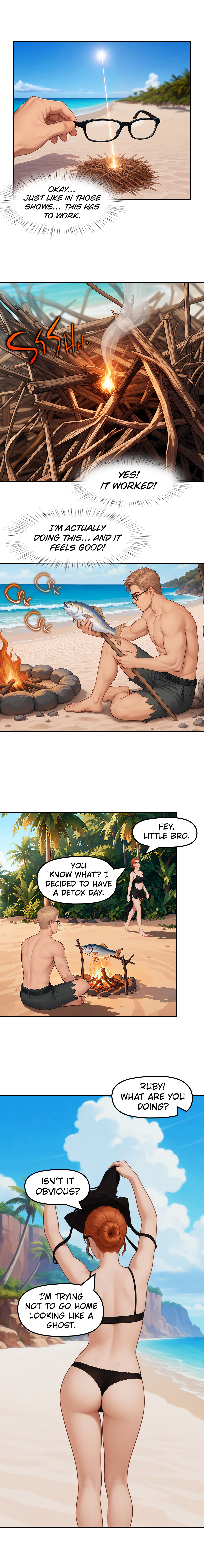 Read Stranded With The Boss chapter 3 image 5 on Lezhin