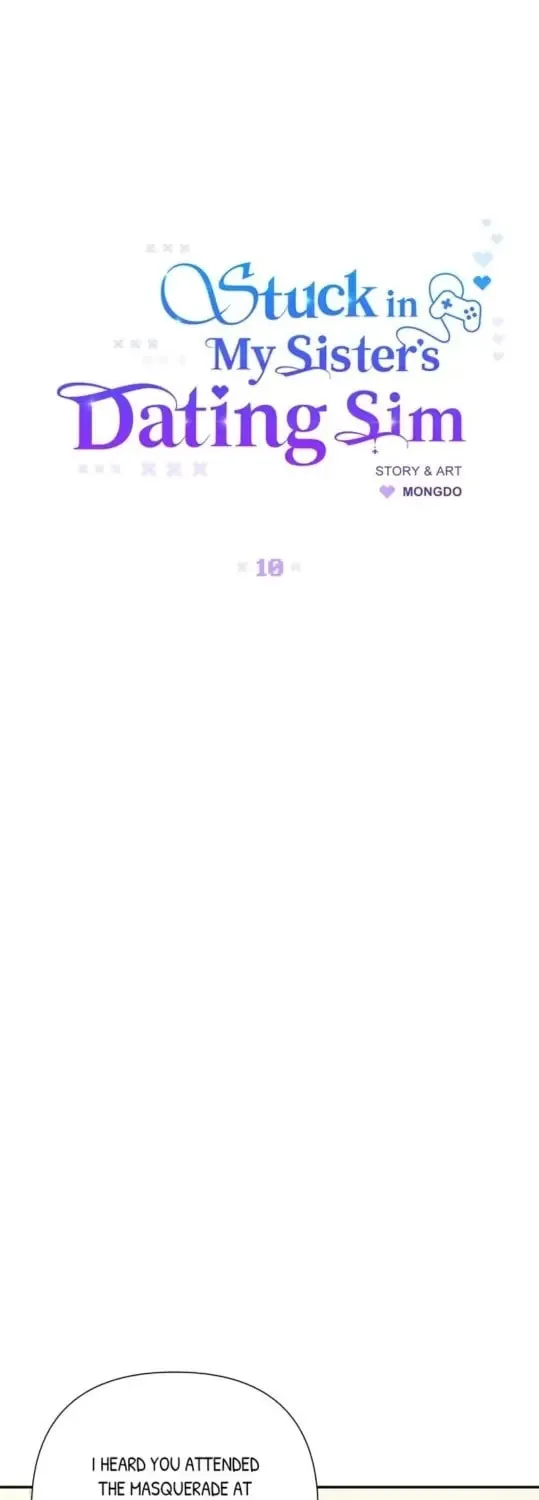 Stuck in My Sister's Dating Sim Chapter 10 page 9 - 