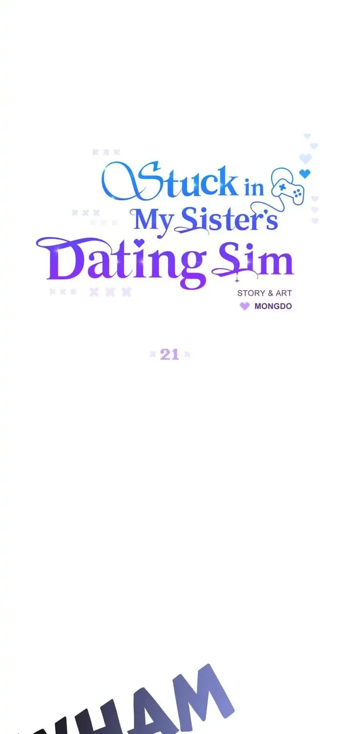 Stuck in My Sister's Dating Sim Chapter 21 page 22 - 