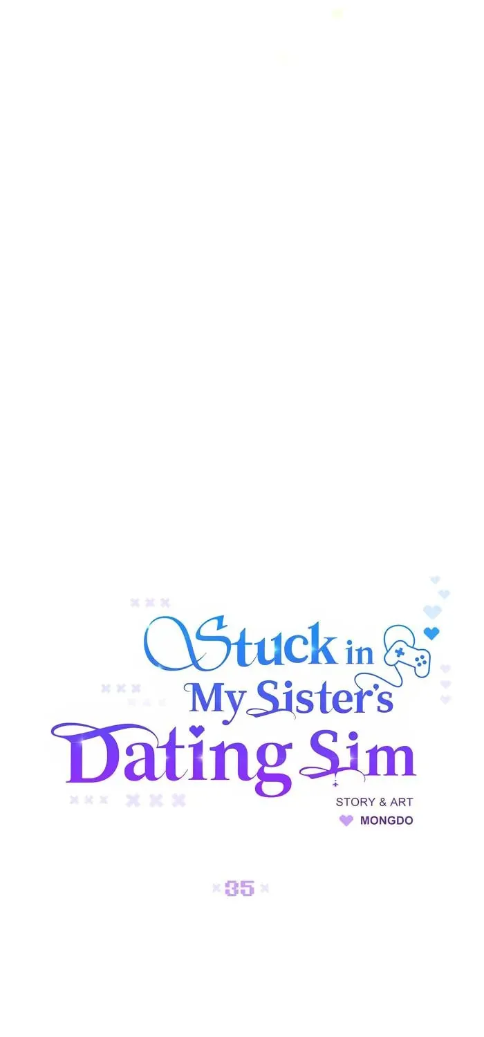 Stuck in My Sister's Dating Sim Chapter 35 page 22 - 