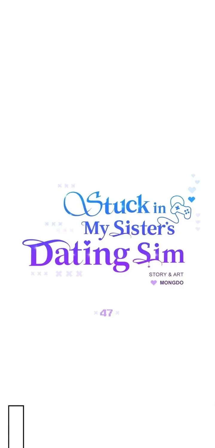 Stuck in My Sister's Dating Sim Chapter 47 page 13 - 