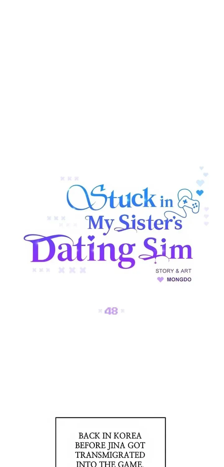 Stuck in My Sister's Dating Sim Chapter 48 page 6 - 