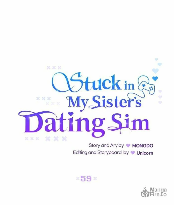 Stuck in My Sister's Dating Sim Chapter 59 page 9 - 