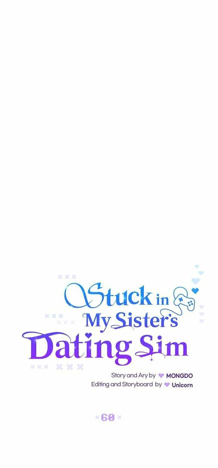 Stuck in My Sister's Dating Sim Chapter 60 page 17 - 