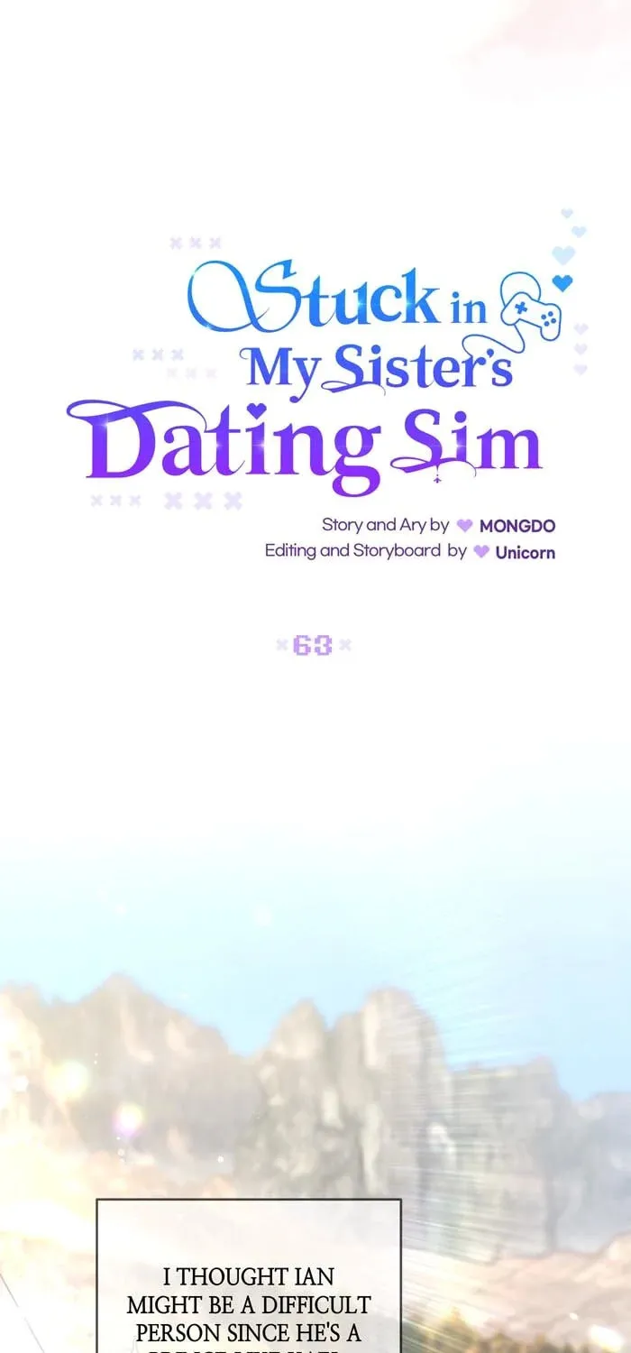 Stuck in My Sister's Dating Sim Chapter 63 page 13 - 