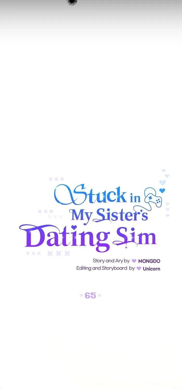 Stuck in My Sister's Dating Sim Chapter 65 page 17 - 