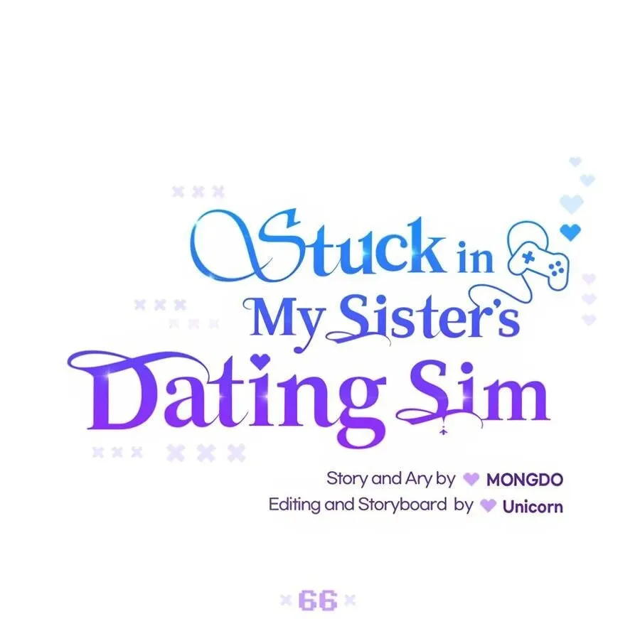 Stuck in My Sister's Dating Sim Chapter 66 page 24 - 