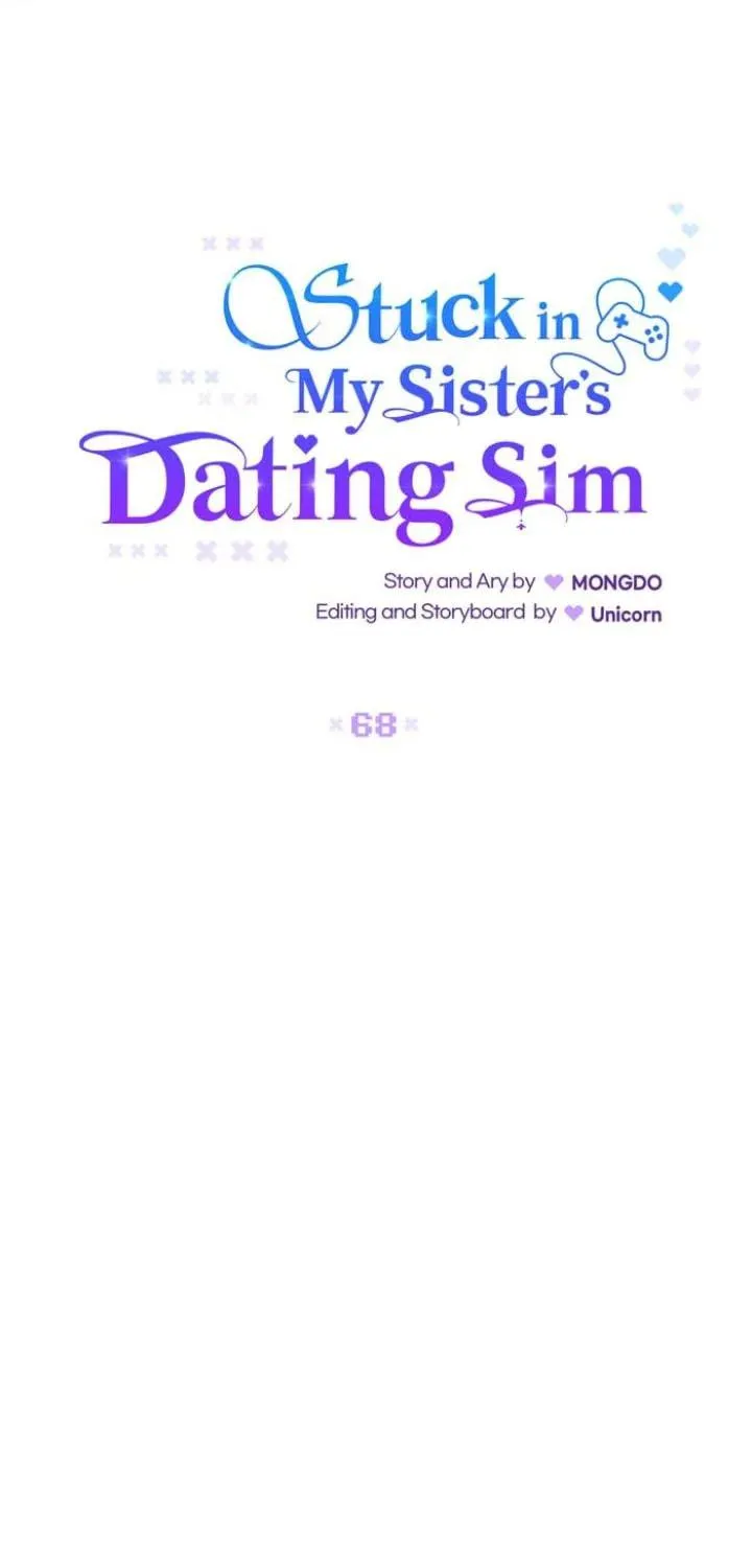 Stuck in My Sister's Dating Sim Chapter 68 page 22 - 