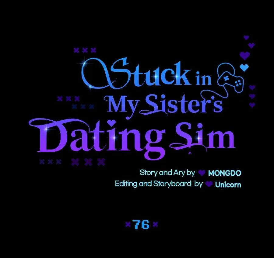 Stuck in My Sister's Dating Sim Chapter 76 page 16 - 