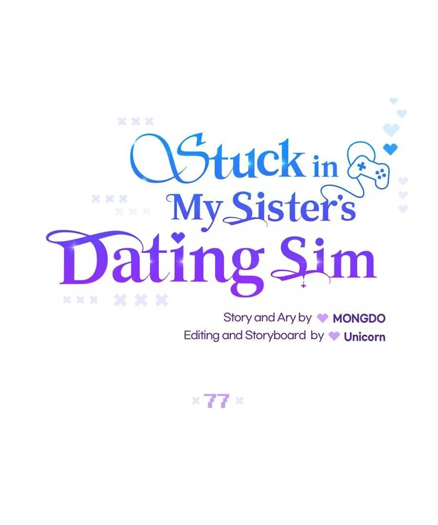 Stuck in My Sister's Dating Sim Chapter 77 page 36 - 