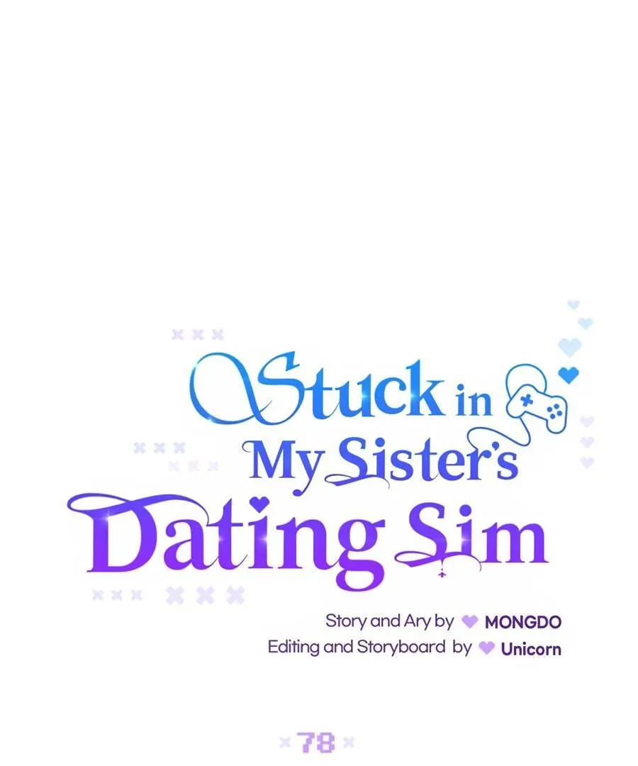 Stuck in My Sister's Dating Sim Chapter 78 page 32 - 
