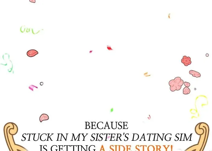 Stuck in My Sister's Dating Sim Chapter 84.5 page 21 - 