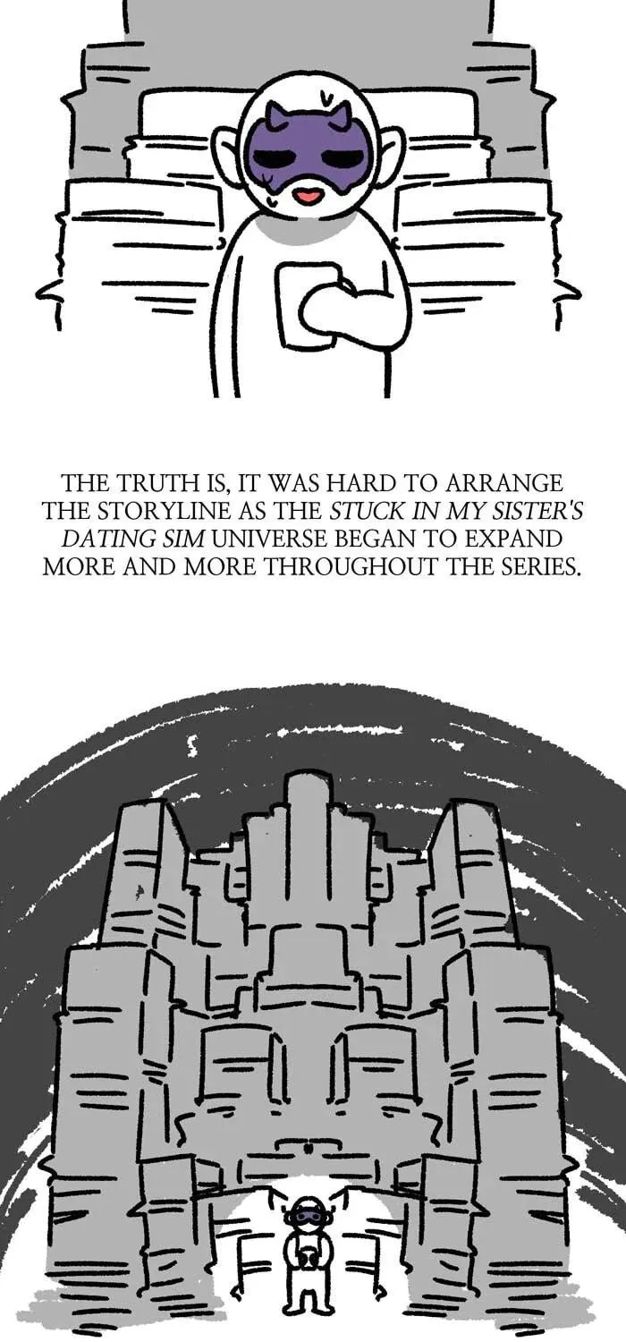 Stuck in My Sister's Dating Sim Chapter 84.5 page 9 - 
