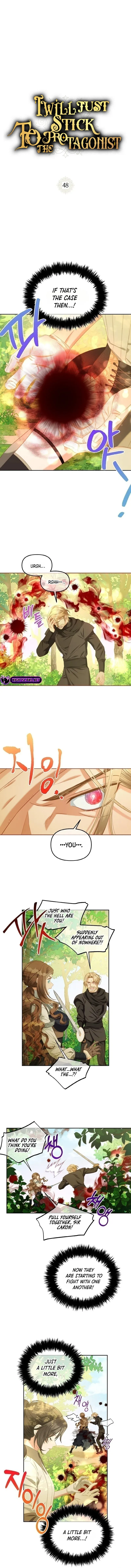 Read Stuck With the Protagonist chapter 48 image 1 on Lezhin