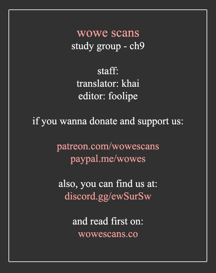 Read Study Group chapter 9 image 0 on Lezhin