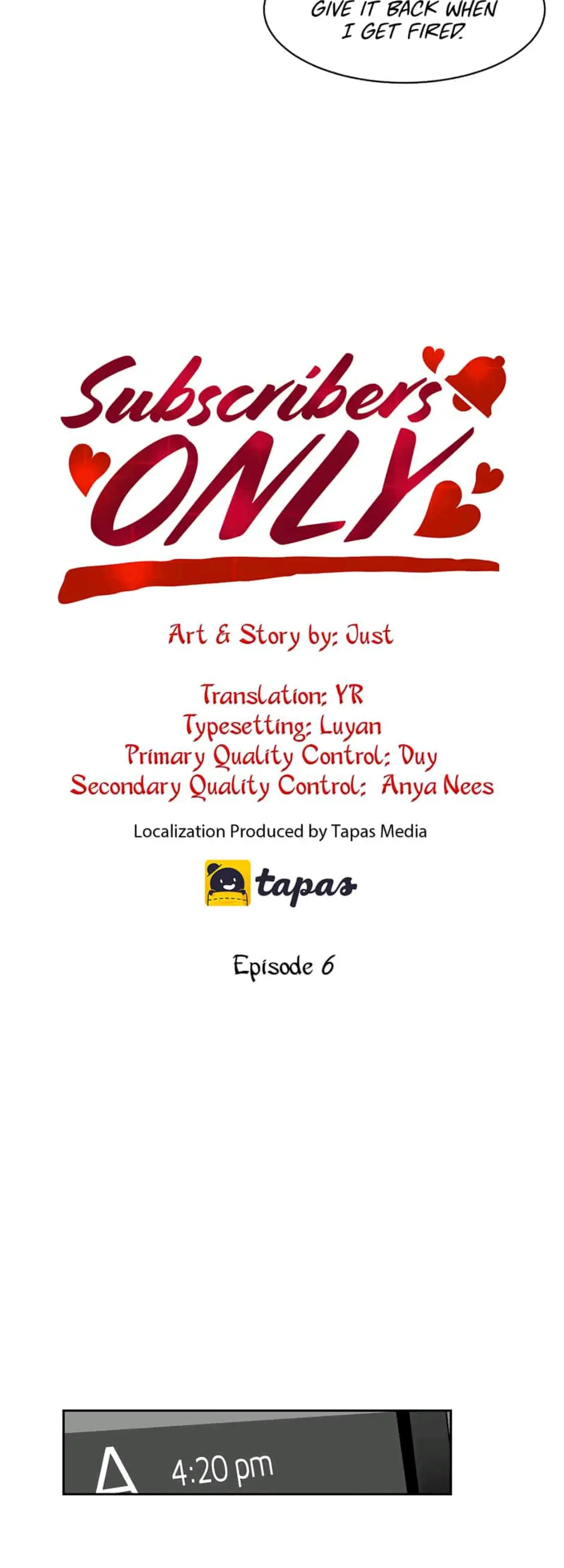Read Subscribers Only chapter 6 image 7 on Lezhin