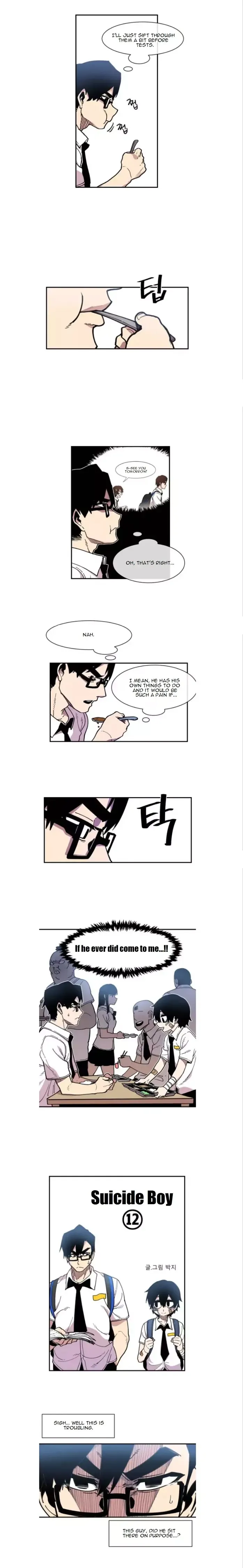 Read Suicide Boy chapter 12 image 2 on Lezhin