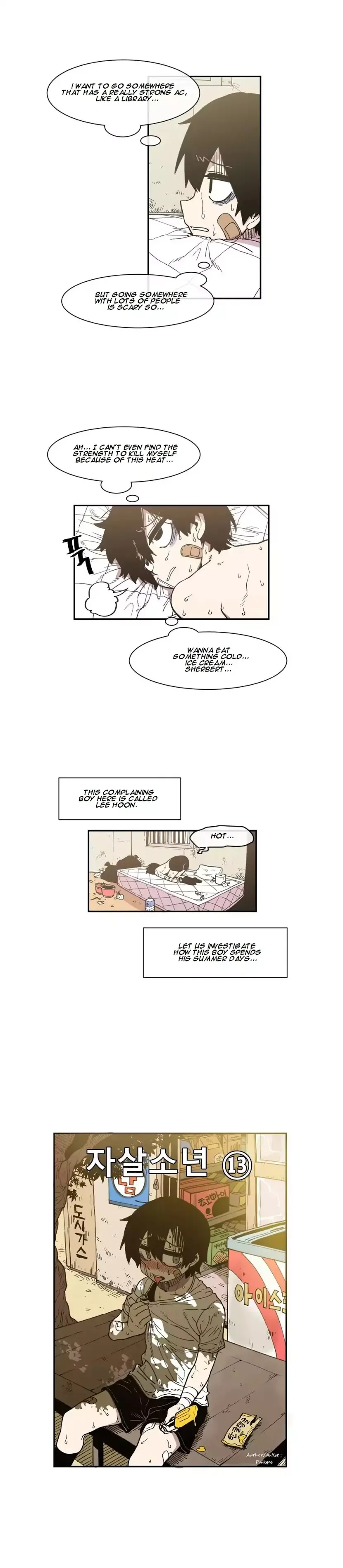 Read Suicide Boy chapter 13 image 2 on Lezhin