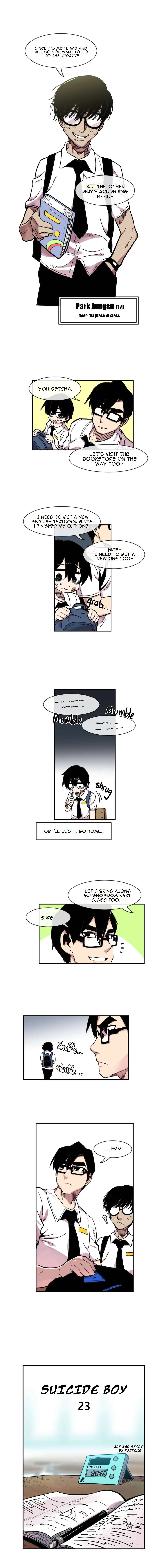 Read Suicide Boy chapter 23 image 2 on Lezhin