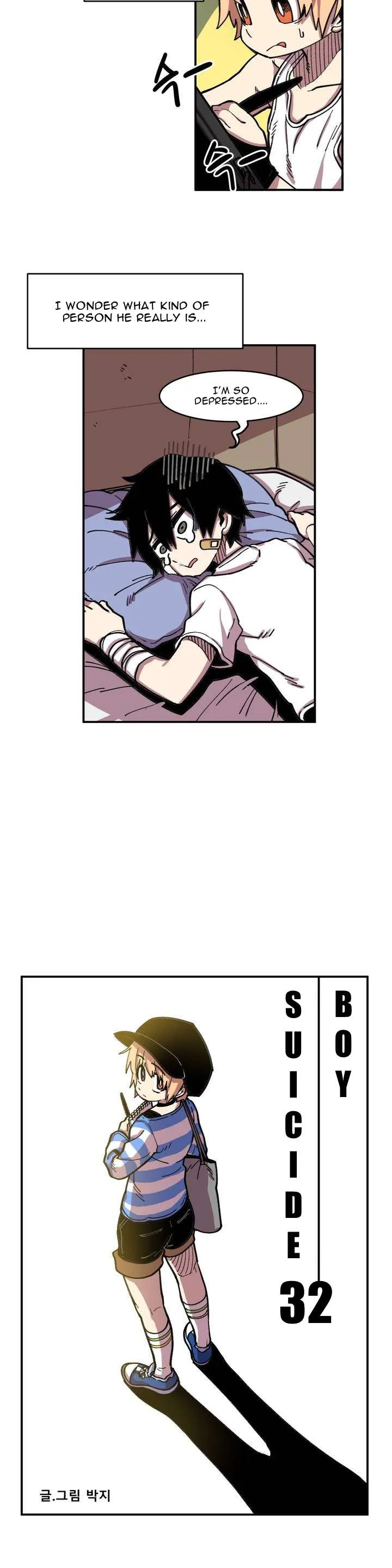 Read Suicide Boy chapter 32 image 3 on Lezhin