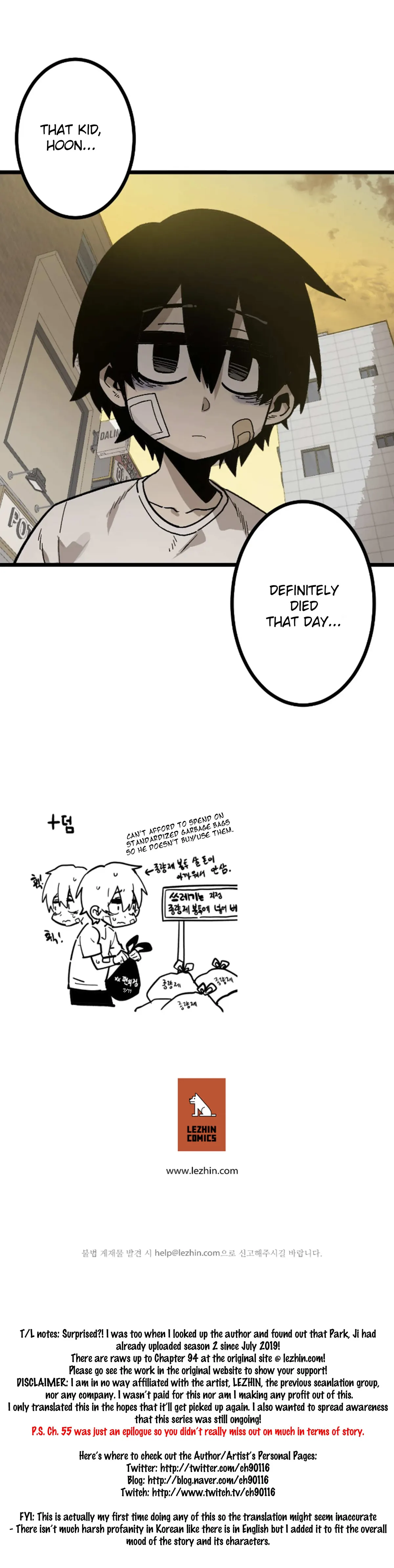 Read Suicide Boy chapter 56 image 16 on Lezhin