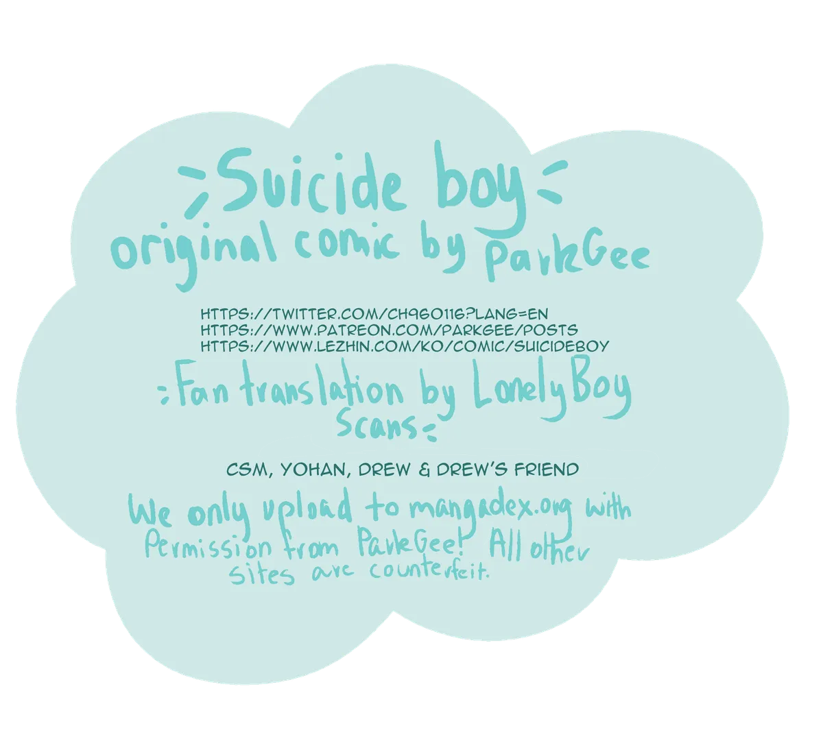 Read Suicide Boy chapter 57 image 0 on Lezhin