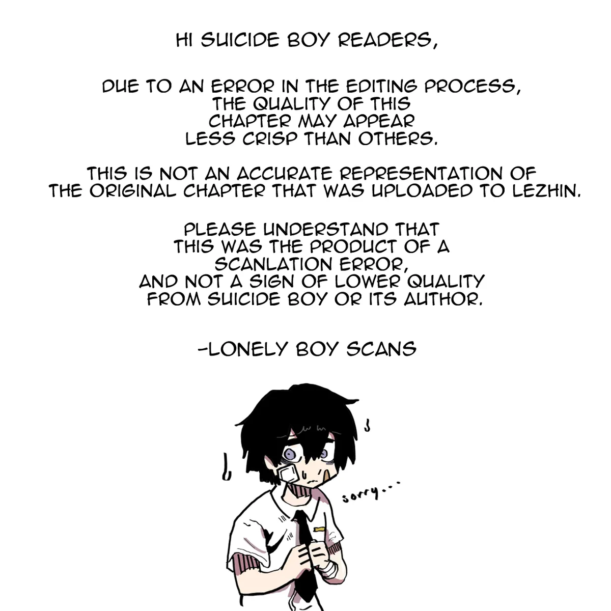 Read Suicide Boy chapter 76 image 1 on Lezhin