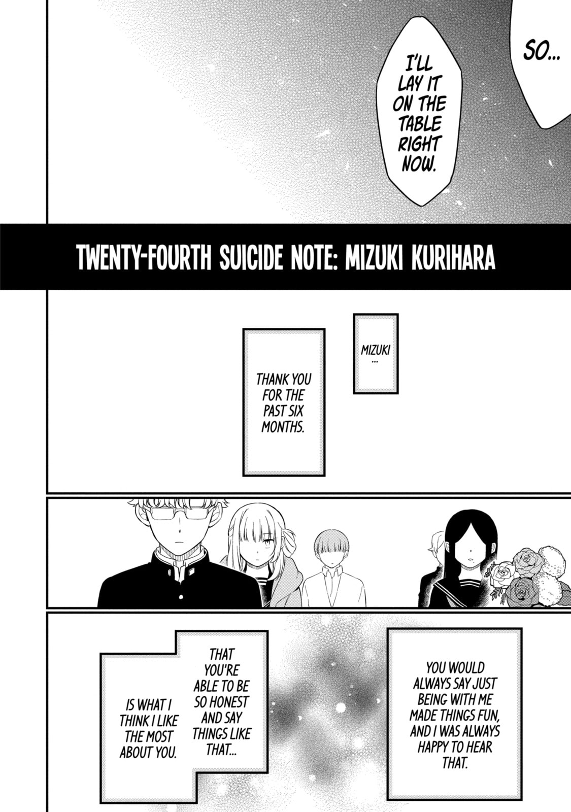 Read Suicide Notes Laid on the Table chapter 10.3 image 9 on Lezhin