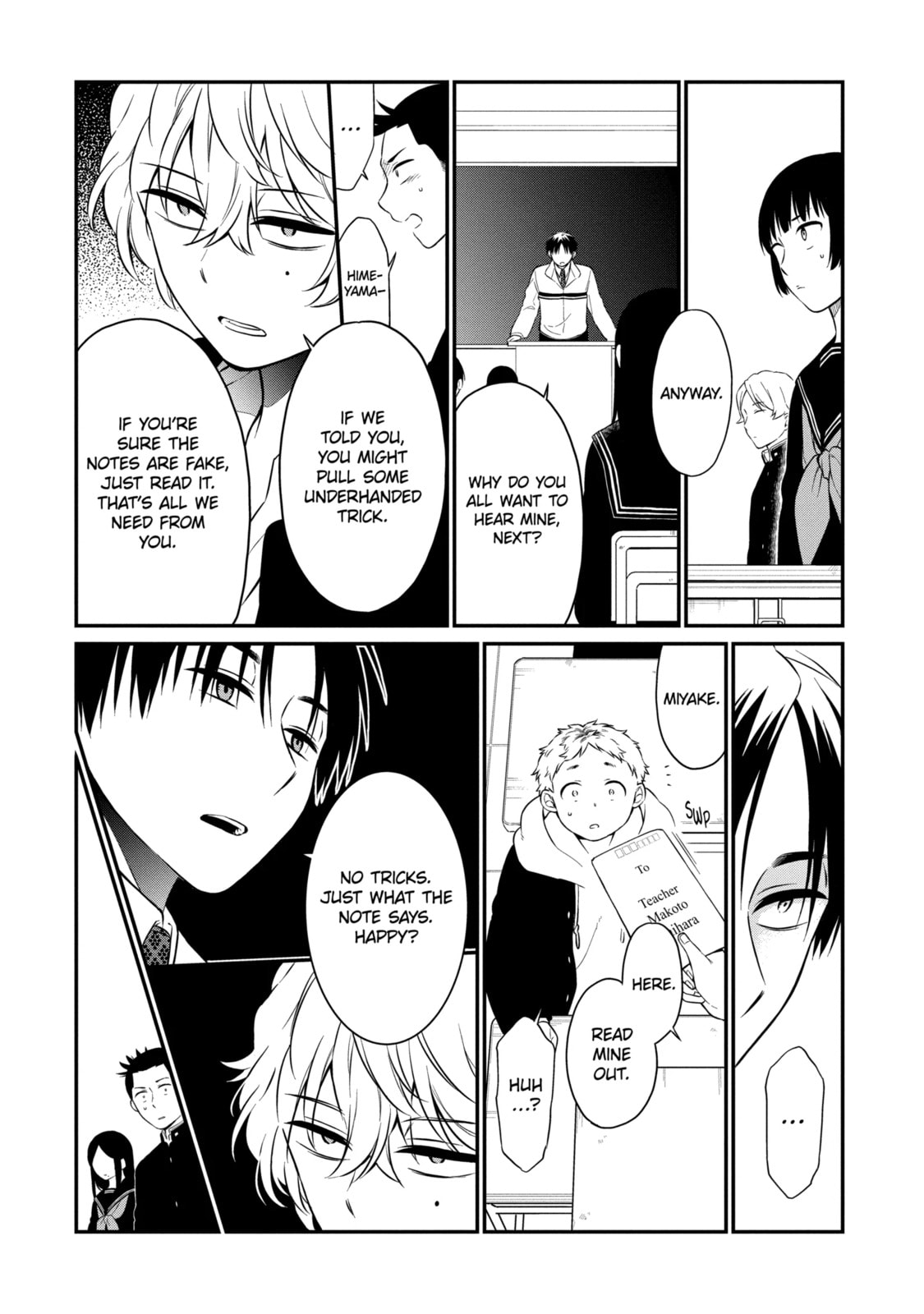 Read Suicide Notes Laid on the Table chapter 10.4 image 9 on Lezhin