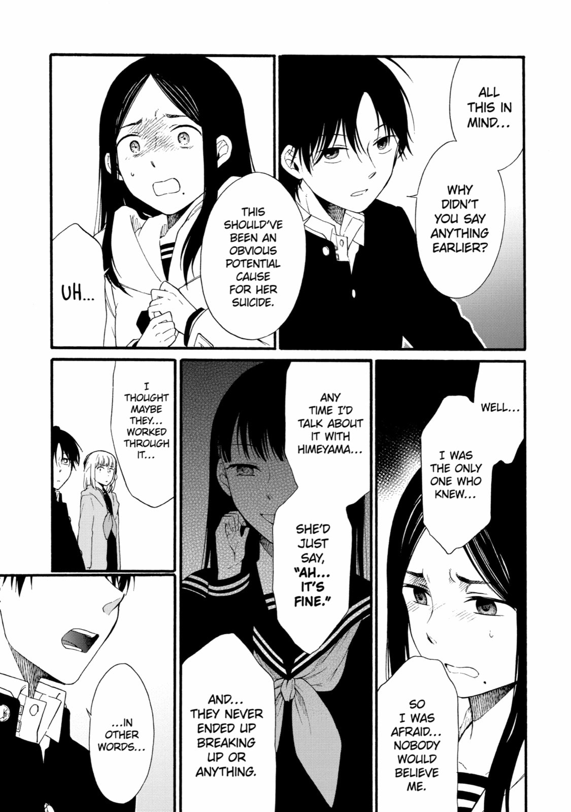 Read Suicide Notes Laid on the Table chapter 10 image 32 on Lezhin