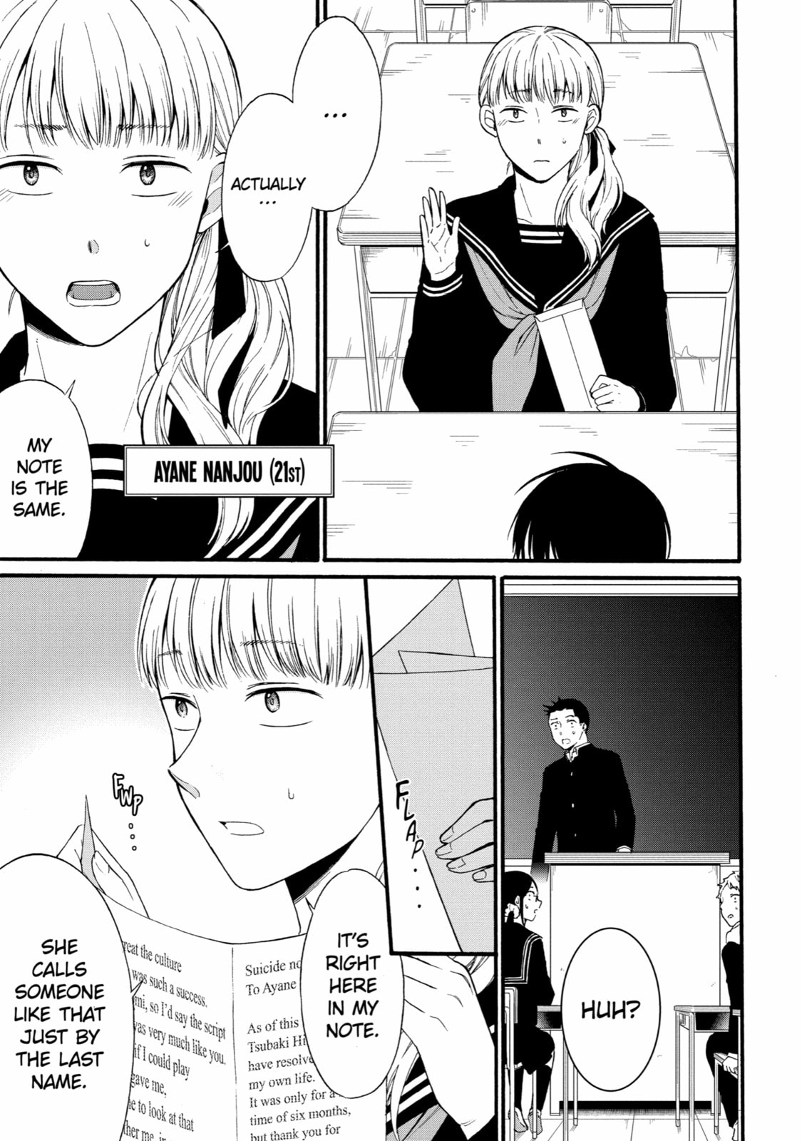 Read Suicide Notes Laid on the Table chapter 11 image 29 on Lezhin